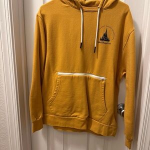 Disney Mustard Yellow 50th Anniversary Hoodie Sweater